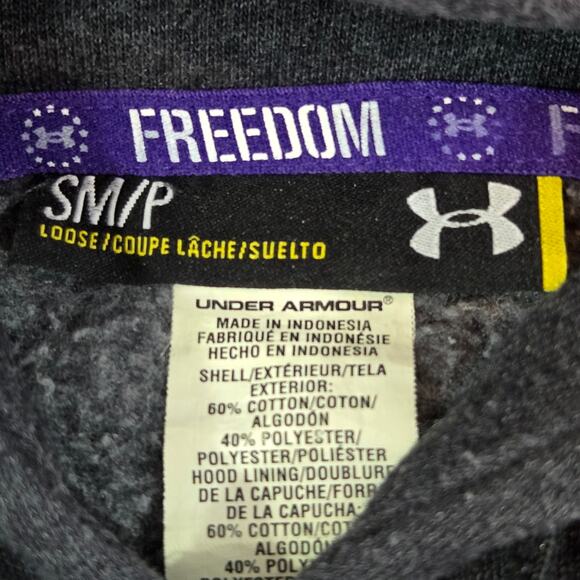 Under Armour Freedom Mens Wounded Warrior Project Pull-Over Hooded Sweatshirt SM - Picture 5 of 12